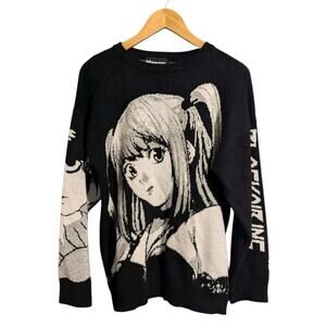 Black Air Global Spread Black Manga Anime Japan Misa Death Note Fall Sweater F